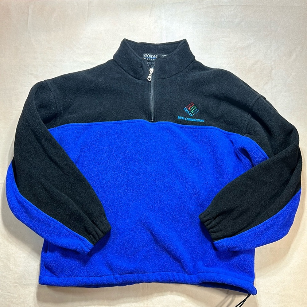 ENRON fleece sweater